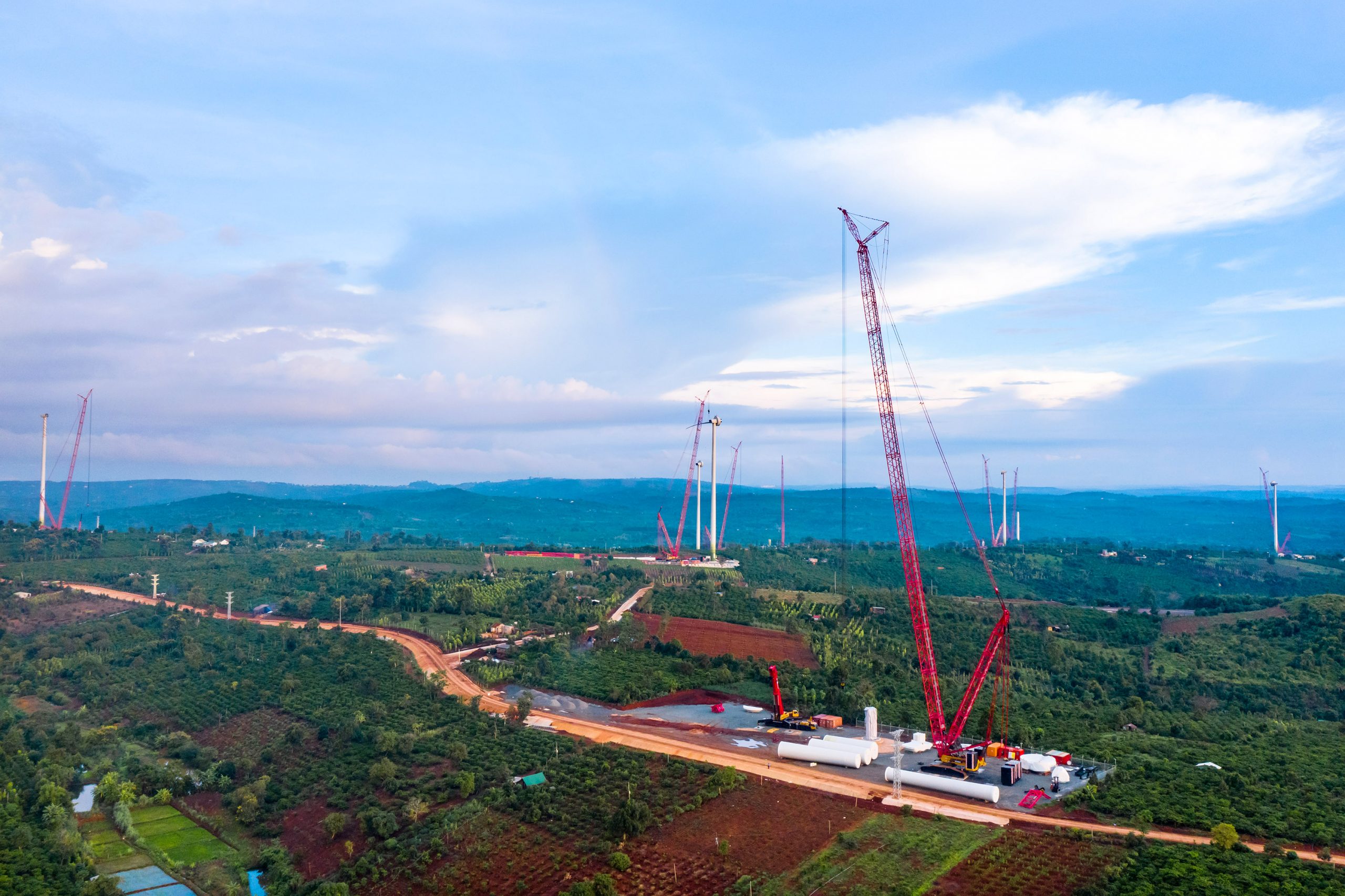 Trungnam SMC trực tiếp thi công dự án điện gió Ea Nam Đắk Lắk