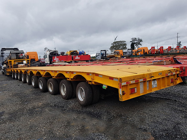 The specialized trailer system for transporting oversize overweight goods