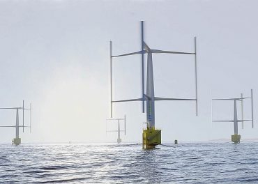 Thiết kế tua bin gió trục đứng công suất 1 MW. (Ảnh: SeaTwirl).