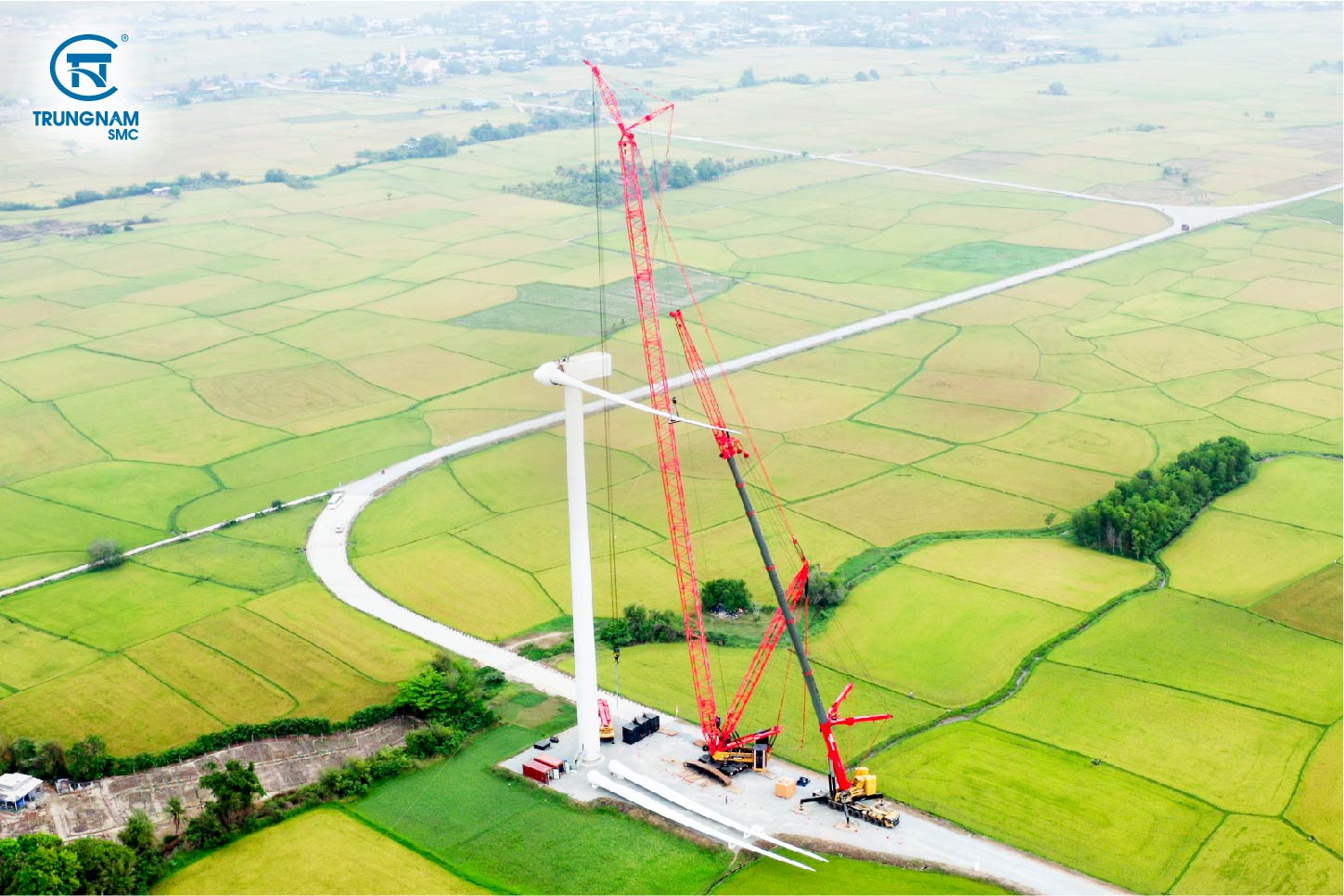 Thay cánh tại dự án điện gió Đầm Nại - Ninh Thuận